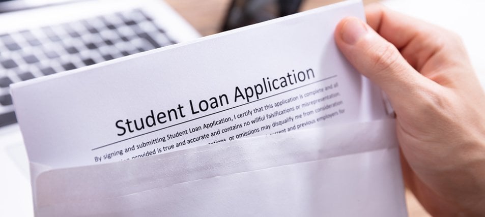 a student loan application